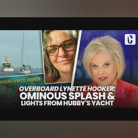 OVERBOARD LYNETTE HOOKER: OMINOUS SPLASH & LIGHTS FROM HUBBY'S YACHT cover art