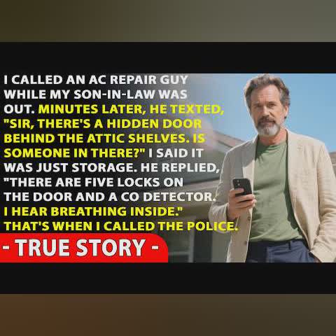 I Called An AC Repair Guy In 115°F Heat. He Texted Me: “Sir, There’s A Hidden Door In The Attic…” cover art