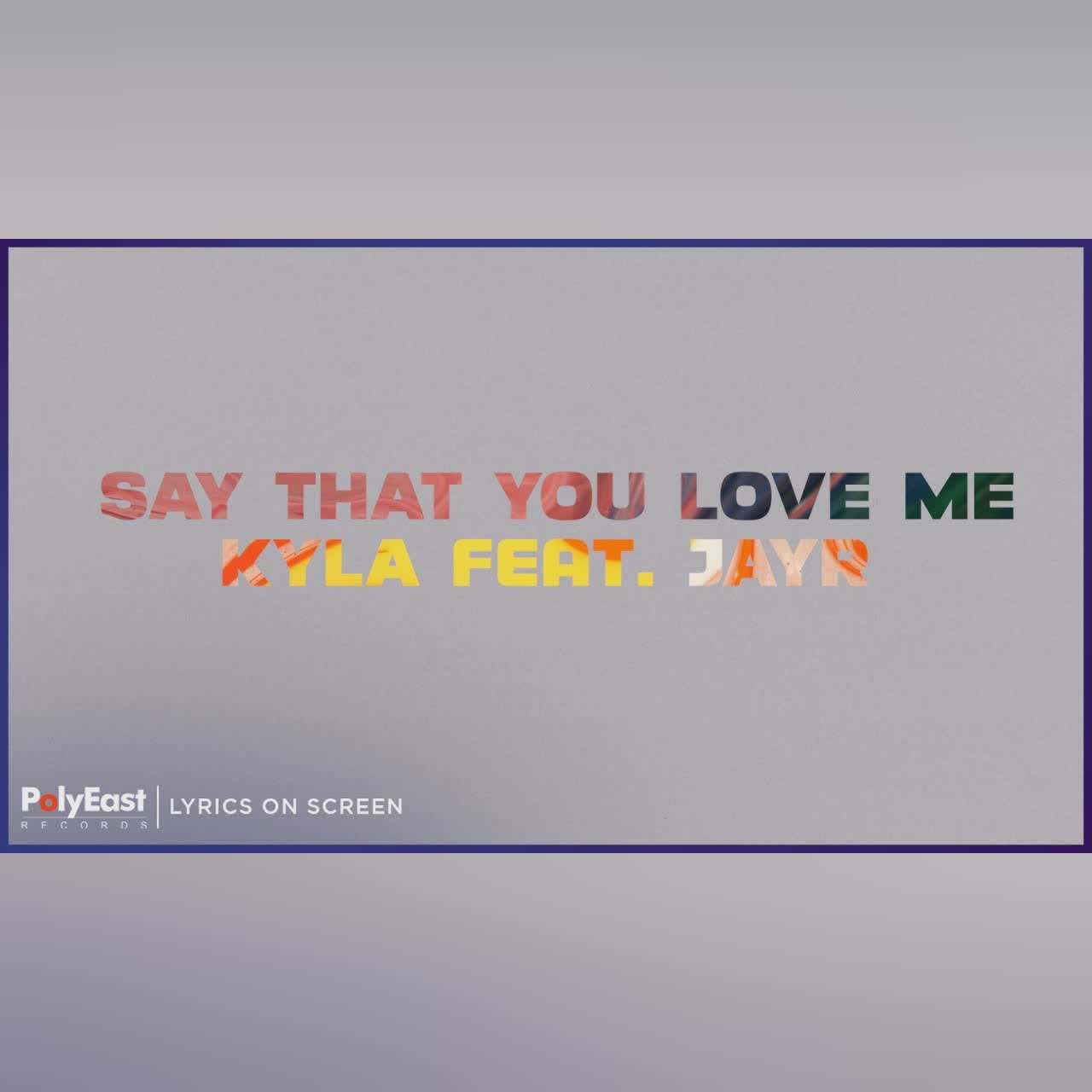 Say That You Love Me cover art