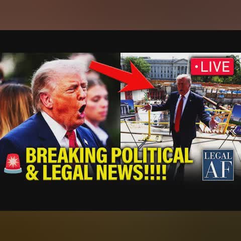 LIVE: Trump ABANDONED by SENATE on BALLROOM…SLUSH FUND NEXT? | Legal AF cover art