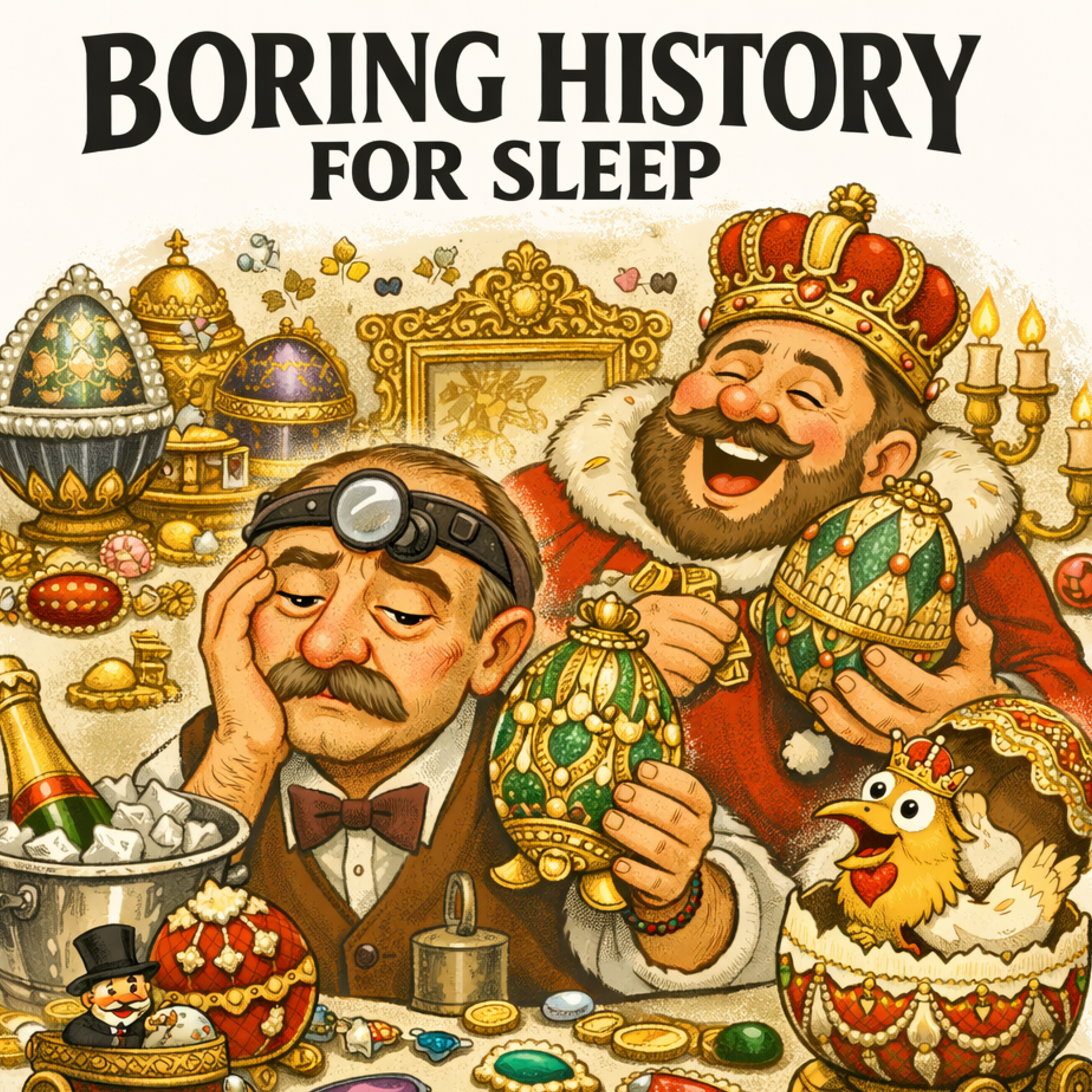 Fabergé Masterpieces 💎🥚 | The Exquisite Art of Imperial Russia | Boring History For Sleep cover art