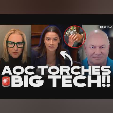 IHIP News: AOC Demolishes DISGUSTING Big Tech Companies In Congress!! They Want EVERYTHING!! cover art