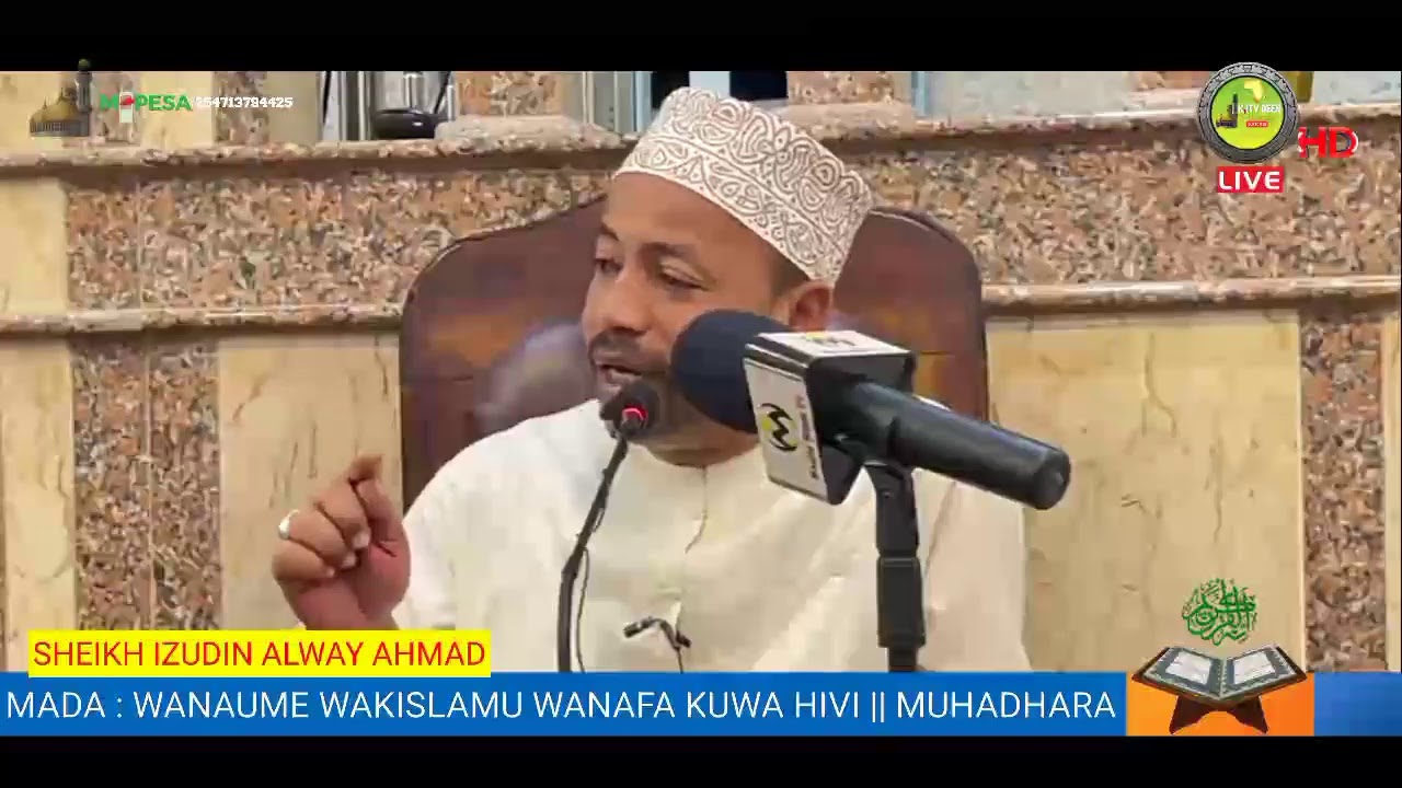LIVE IZUDIN AHMED MADA : WANAUME WAKISLAMU / MUHADHARA TANZANIA 1443-2021 cover art
