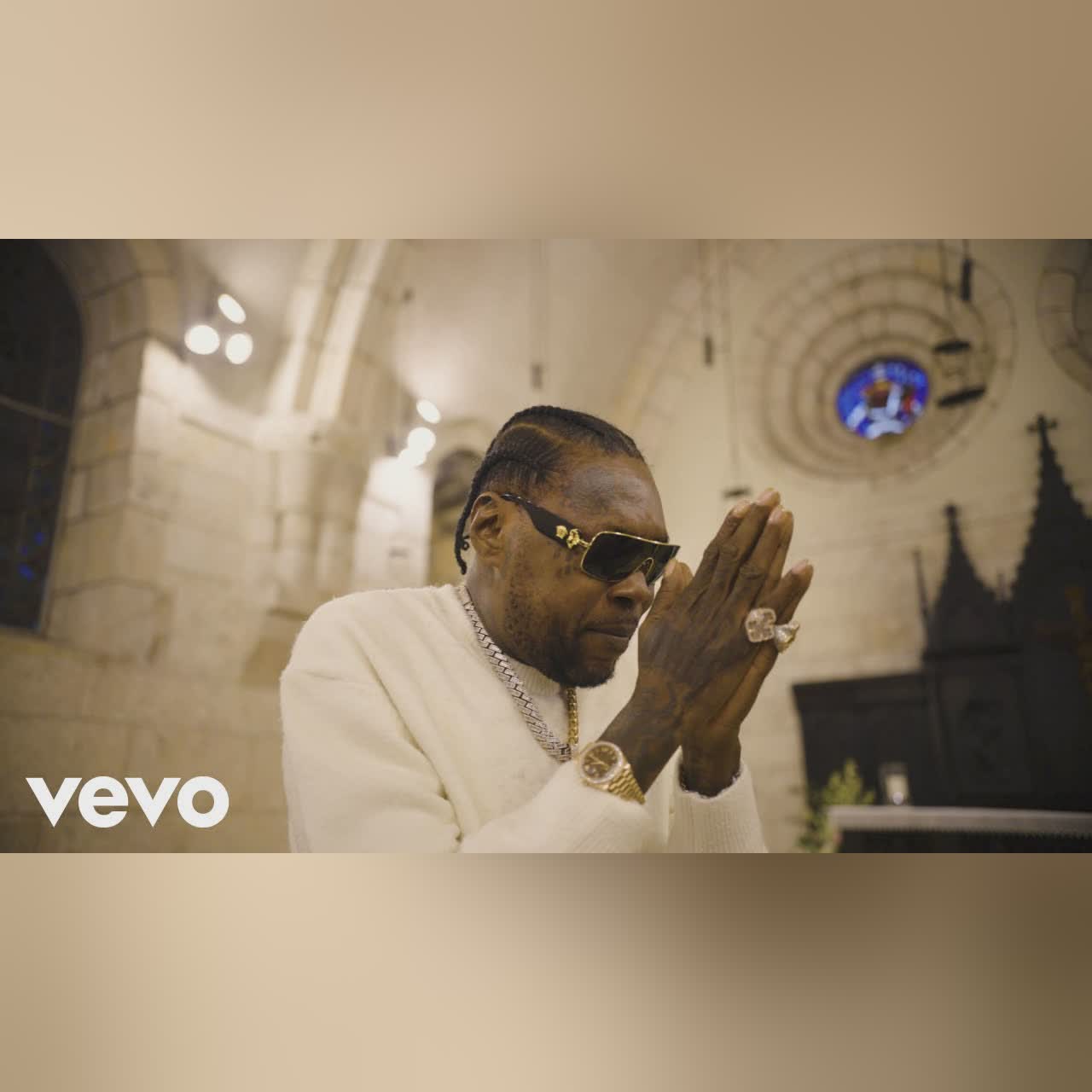 Vybz Kartel - God and Time (Official Music Video) cover art