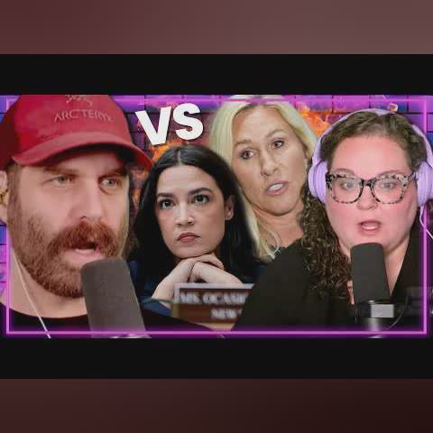 Marjorie Taylor Greene vs AOC: The Leftist Meltdown Explained - H3 After Dark #56 cover art