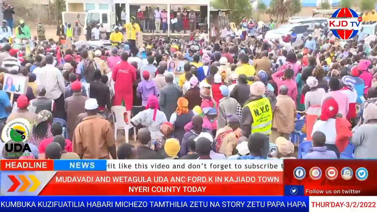 #KenyaKwanza RUTO MUDAVADI AND WETAGULA IN NYERI COUNTY TODAY || RAIS UHURU TWAOMBA UTULINDIE NCHI cover art