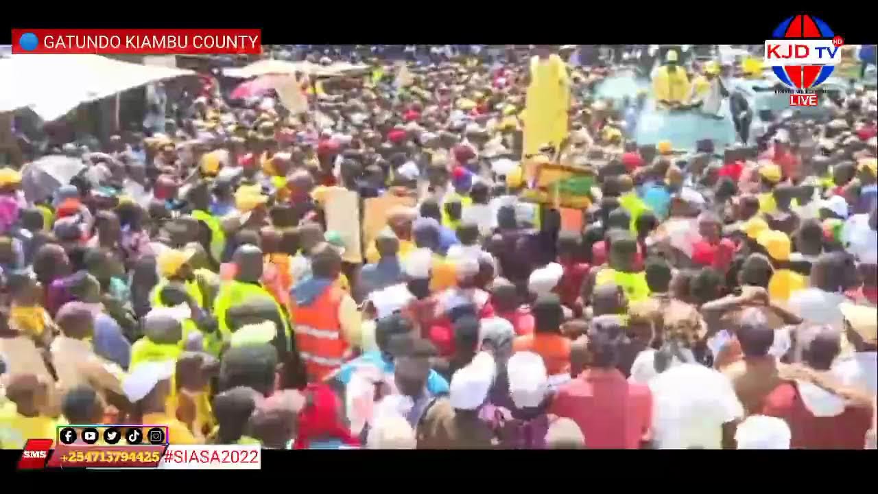 LIVE RUTU IN KIAMBU COUNTY TODAY #SIASA2022 cover art