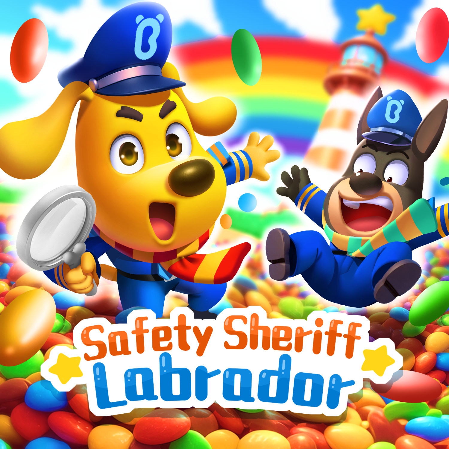 Sheriff Labrador: Mystery Adventures on Rainbow Island丨Kid Detective Stories丨Safety Rules cover art