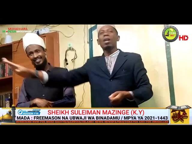 SHEIKH SULEIMAN MAZINGE MADA FREEMASON NA UBWAJI WA BINADAMU MPYA ©2021-1443 cover art