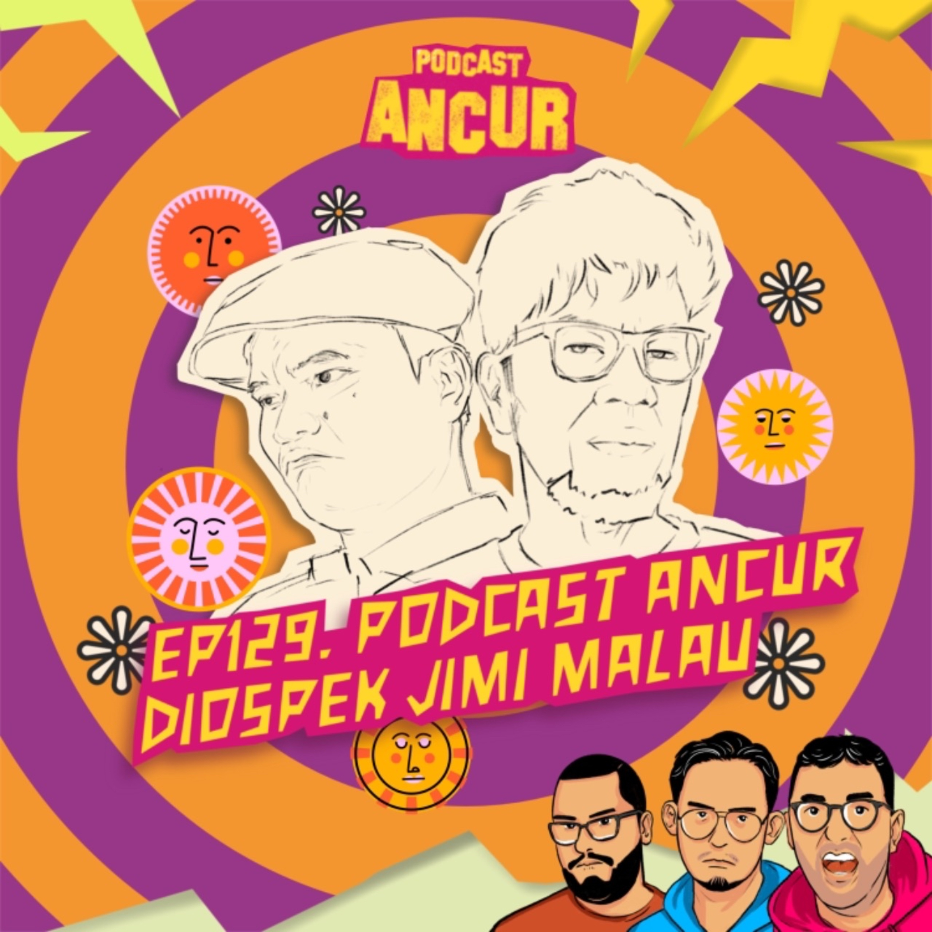EP129. Kami Diospek Jimi Malau! Ft. Ngobryls cover art