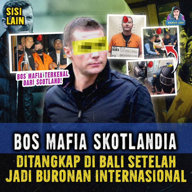 BOS MAFIA SKOTLANDIA DITANGKAP DI BALI ! JADI BURONAN INTERNASIONAL DAN KABUR KE INDONESIA cover art
