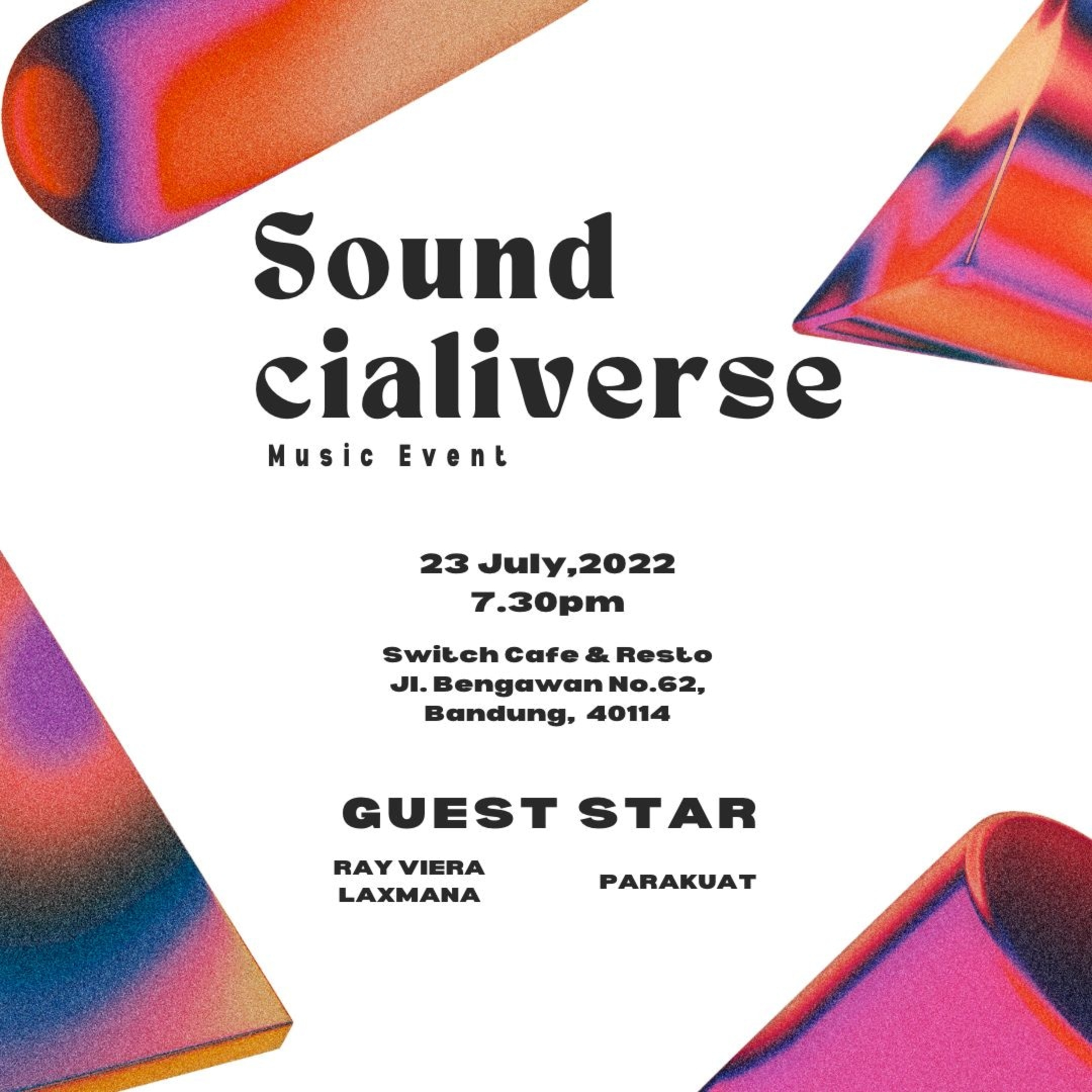 Soundcialiverse - Bandung, 23 Juli 2022 - Bengawan 62 cover art