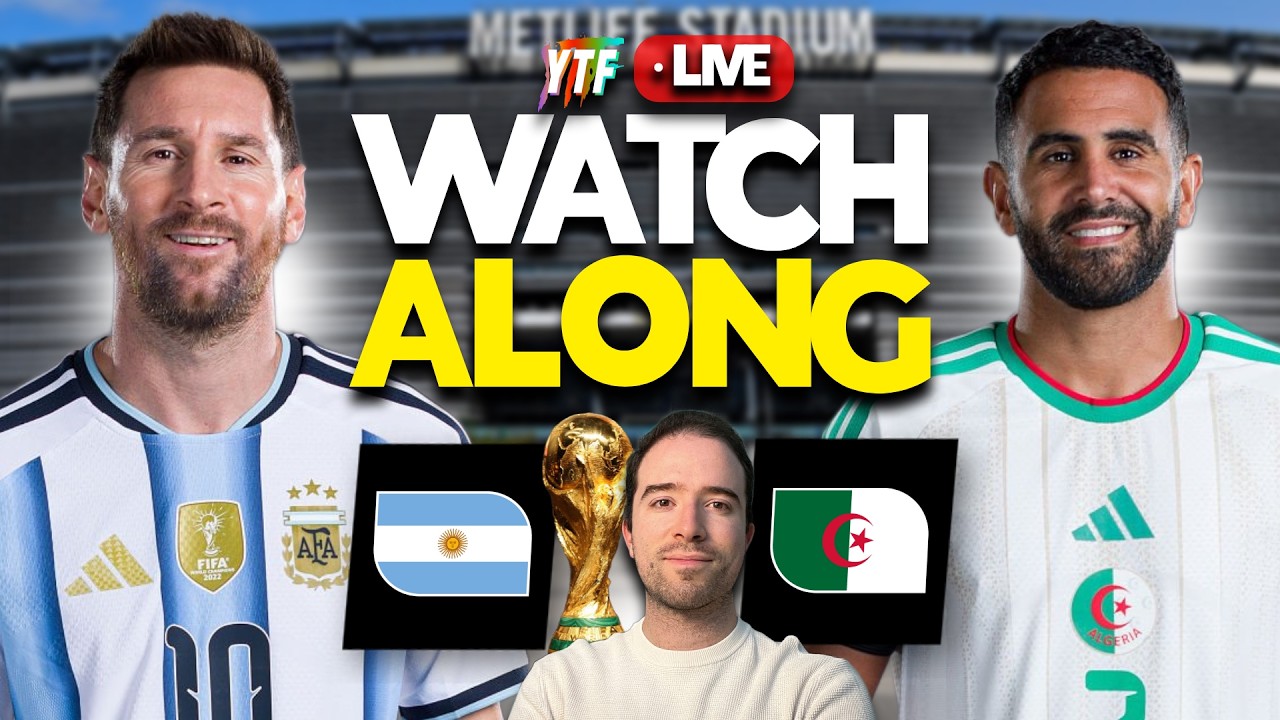 ARGENTINA 3-0 ALGERIA | WORLD CUP LIVE WATCHALONG