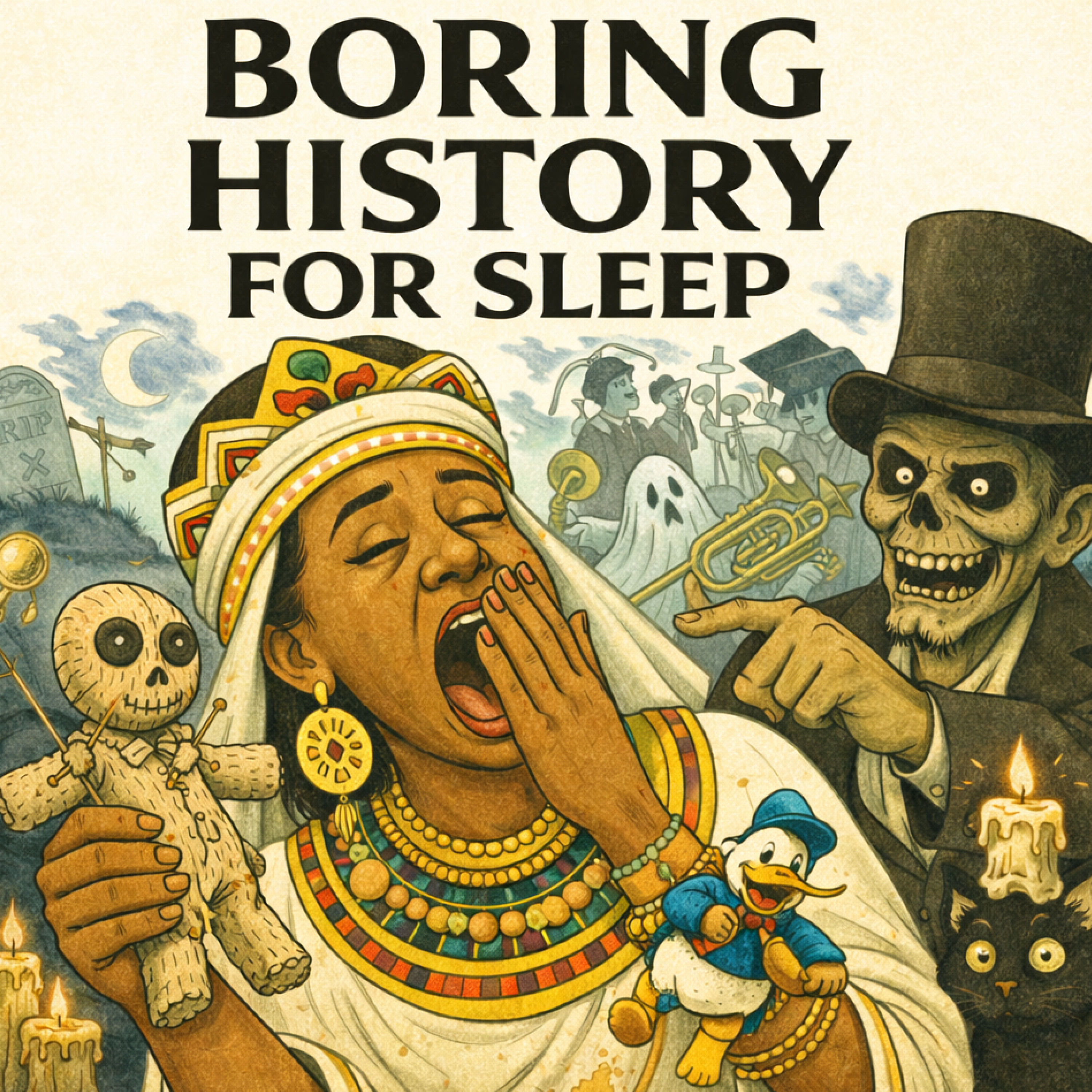 The Untold Story of Marie Laveau 🕯️🐍 | New Orleans’ Legendary Voodoo Queen | Boring History For Sleep cover art