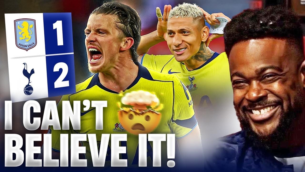 I CAN'T F**KING BELIEVE IT! 🤯 Aston Villa 1-2 Tottenham EXPRESSIONS REACTS cover art