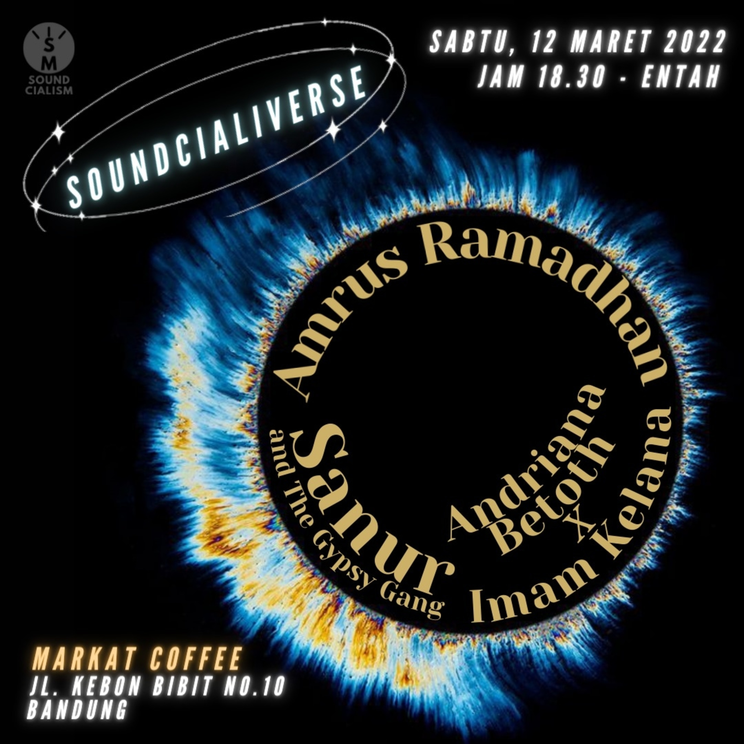 Soundcialiverse - Bandung, 12 Maret 2022 - Markas Soundcialism cover art
