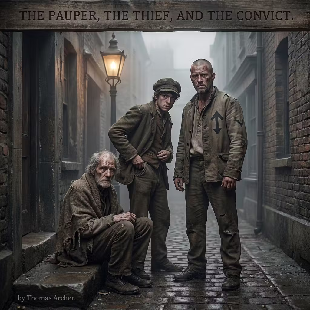 The Pauper, the Thief, and the Convict. by Thomas Archer ~ Full Audiobook [history] cover art