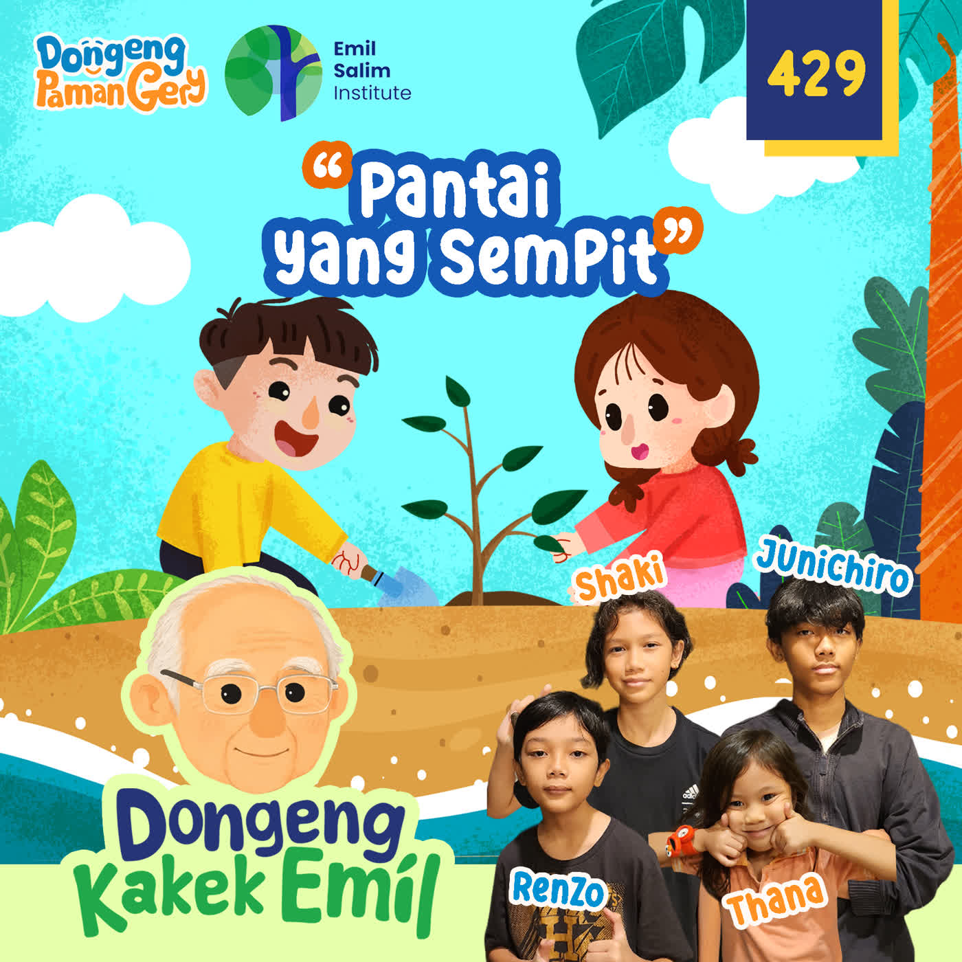 PODCAST DONGENG: EPS. 429 PANTAI YANG SEMPIT cover art