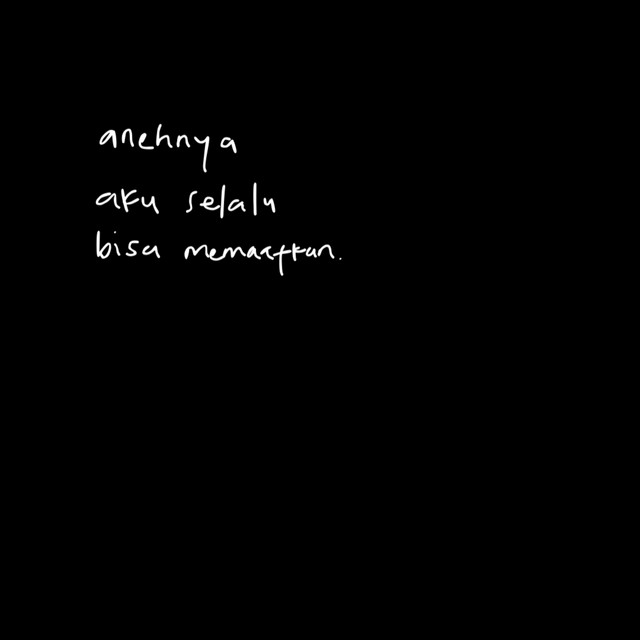 anehnya aku selalu bisa memaafkan cover art