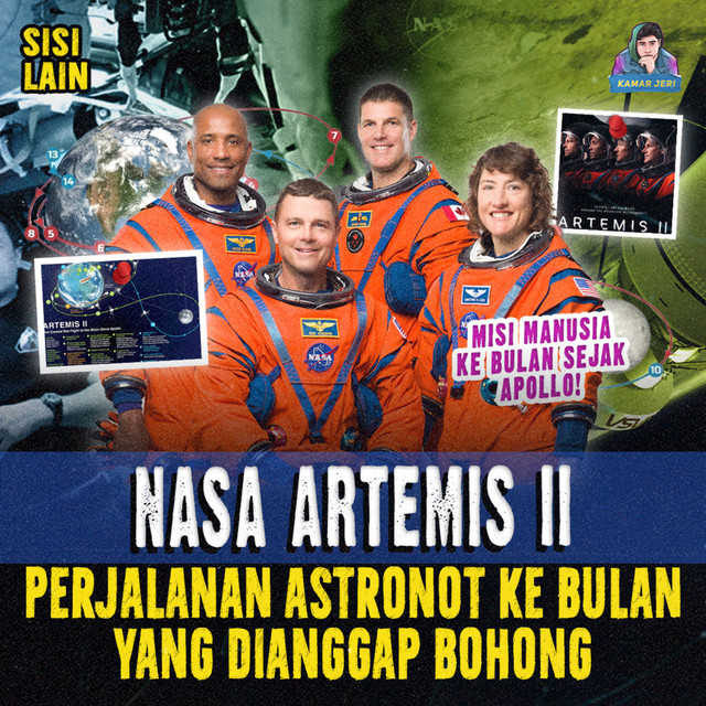 MISI ARTEMIS II NASA ! CLAIM BISA MENCAPAI BULAN PULANG PERGIU YANG DIANGGAP BOHONG cover art