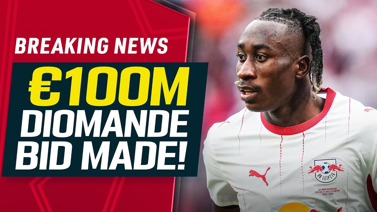 BREAKING NEWS - LIVERPOOL MAKE €100M BID FOR YAN DIOMANDE!