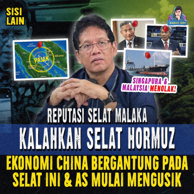 SELAT MALAKA LEBIH VITAL DARI SELAT HORMUZ ! CHINA BERGANTUNG PADA JALUR INI & AS MULAI MENGUSIK cover art