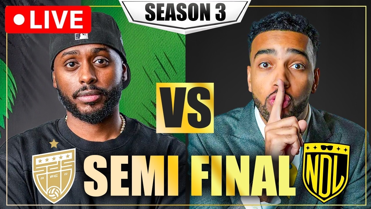 SDS FC VS NDL FC | SEASON 3 SEMI FINAL BALLER LEAGUE LIVE WATCHALONG cover art