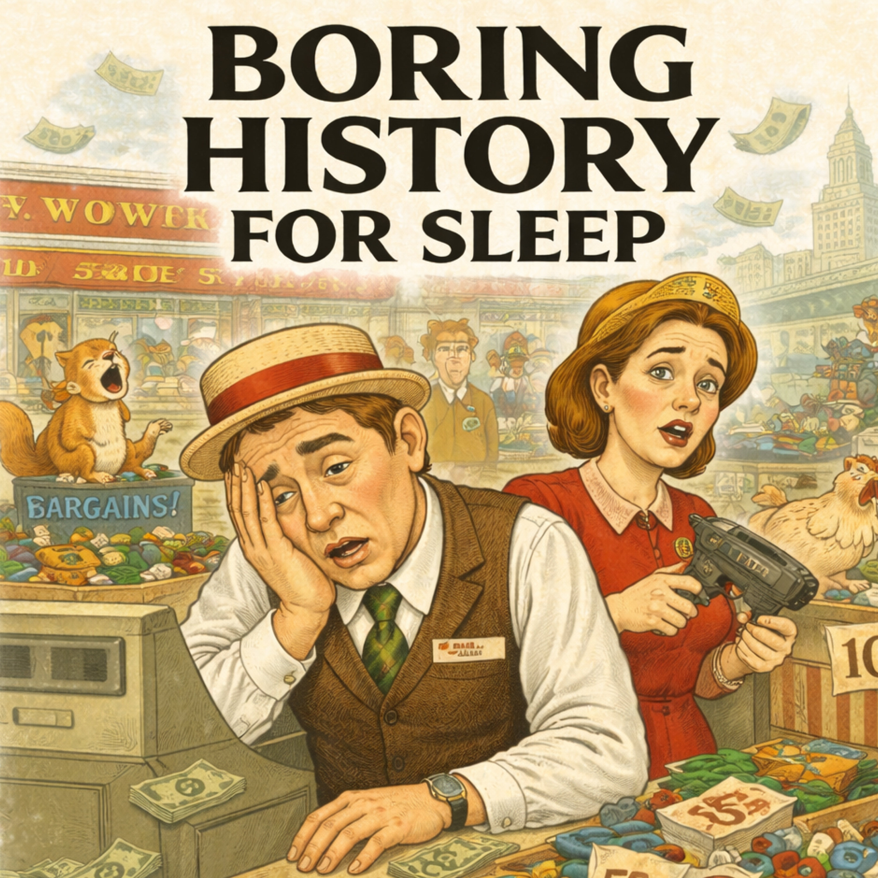The Rise and Fall of the Woolworth Empire 🏬💰 | America’s Most Famous Five-and-Dime Dynasty | Boring History For Sleep cover art