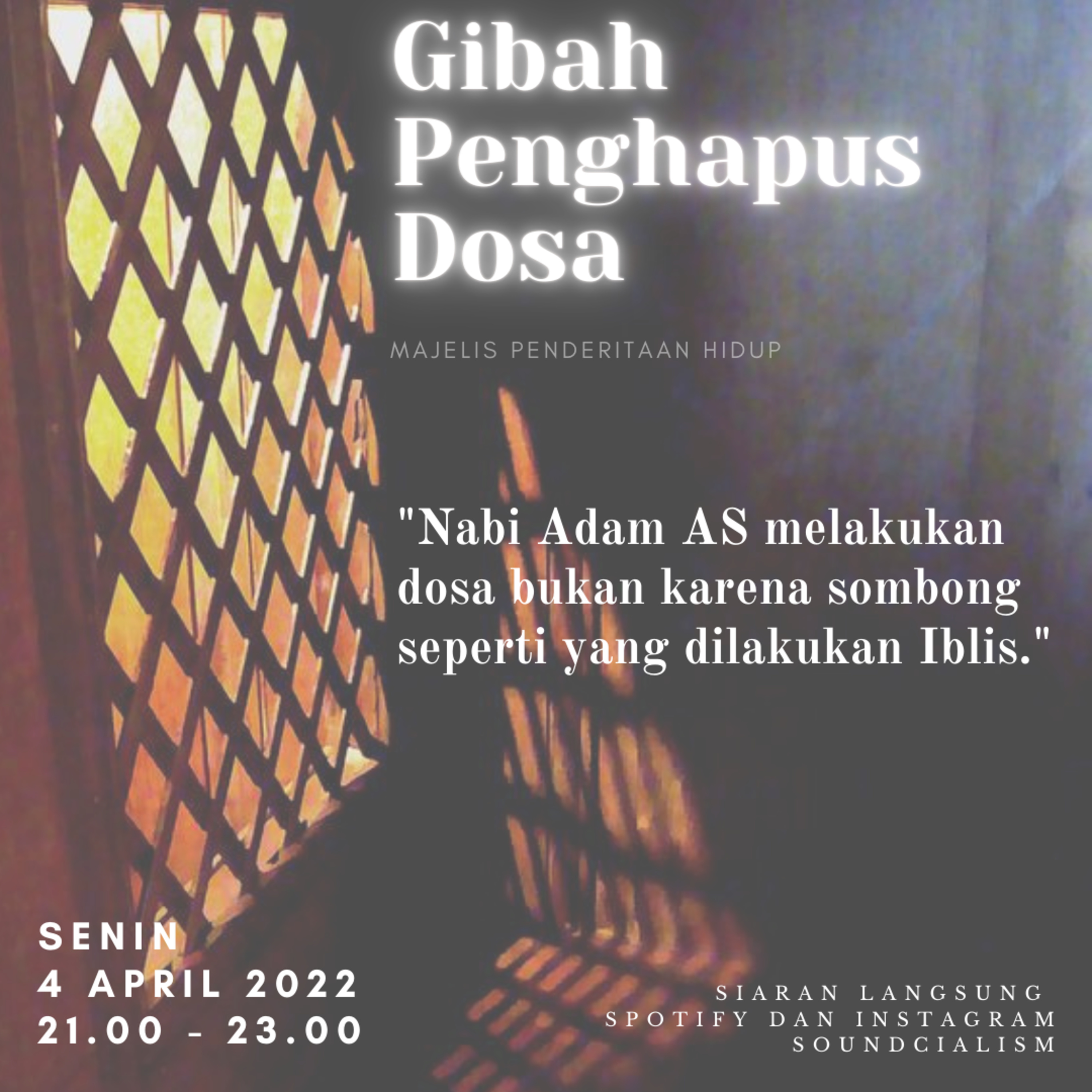Nabi Adam AS Melakukan Dosa Bukan Karena Sombong Seperti Yang Dilakukan Iblis cover art