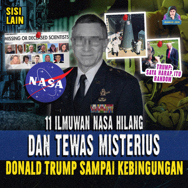 11 ILMUWAN NASA HILANG & TEW4S SECARA MISTERIUS ! DONALD TRUMP SAMPAI TURUN TANGAN cover art