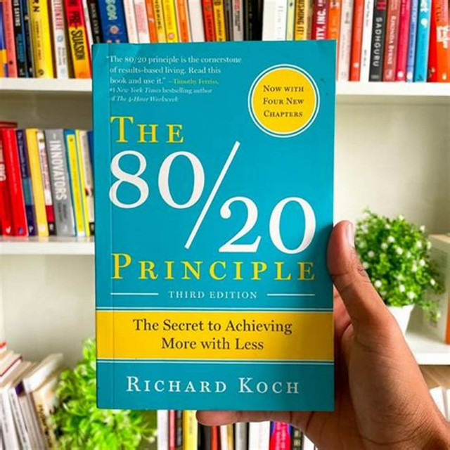 The 80/20 Principle: Achieve More with Less