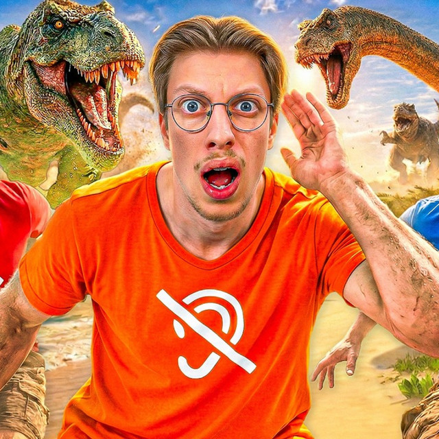 1 Sourd 1 Aveugle 1 Muet sur une Île de Dinosaures ! (Ft. Jayzz et Litsu) cover art