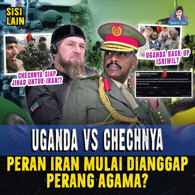 UGANDA INGIN BANTU ISR4EL KARENA ANGGAP PERANG AGAMA ! TENTARA CHECHNYA DIRUMORKAN BANTU IRAN ? cover art