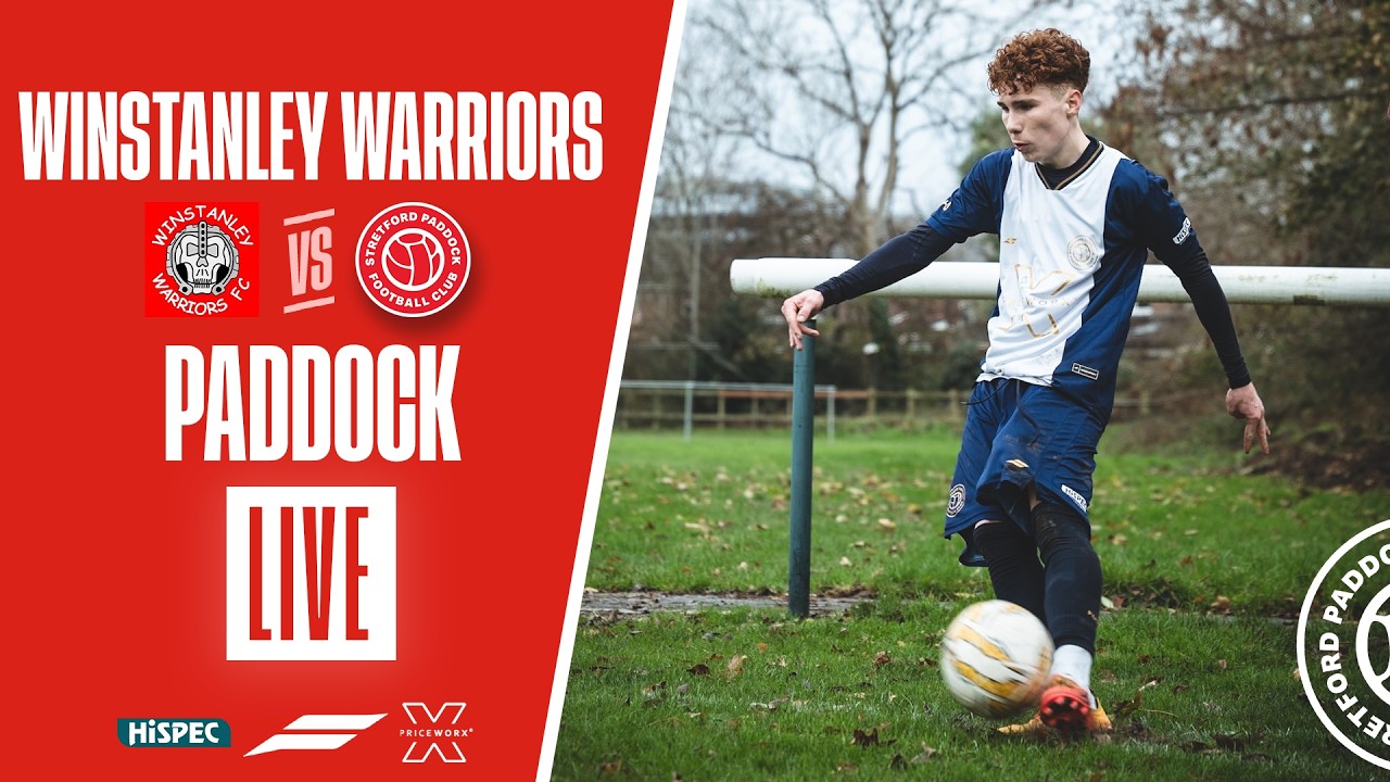 LIVE | Winstanley Warriors vs Stretford Paddock | Cheshire League 1 cover art