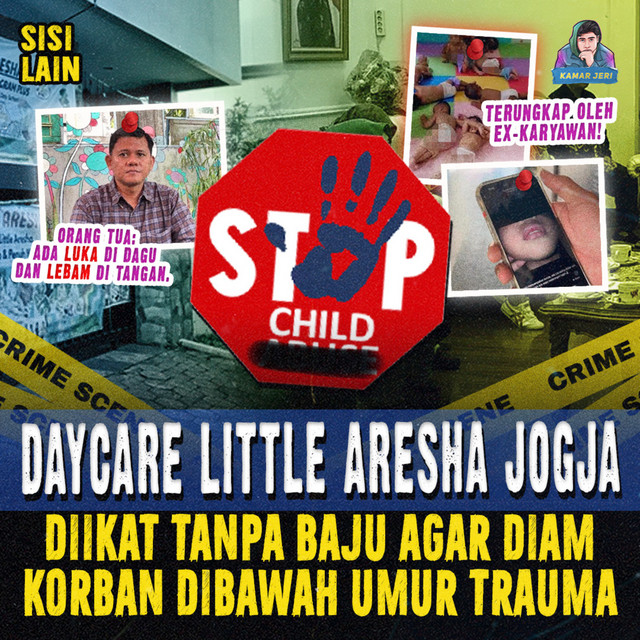 DAYCARE LITTLE ARESHA JOGJA ! POLISI GREBEK KORB4N DIBAWAH UMUR YANG DIIKAT TANPA BAJU cover art