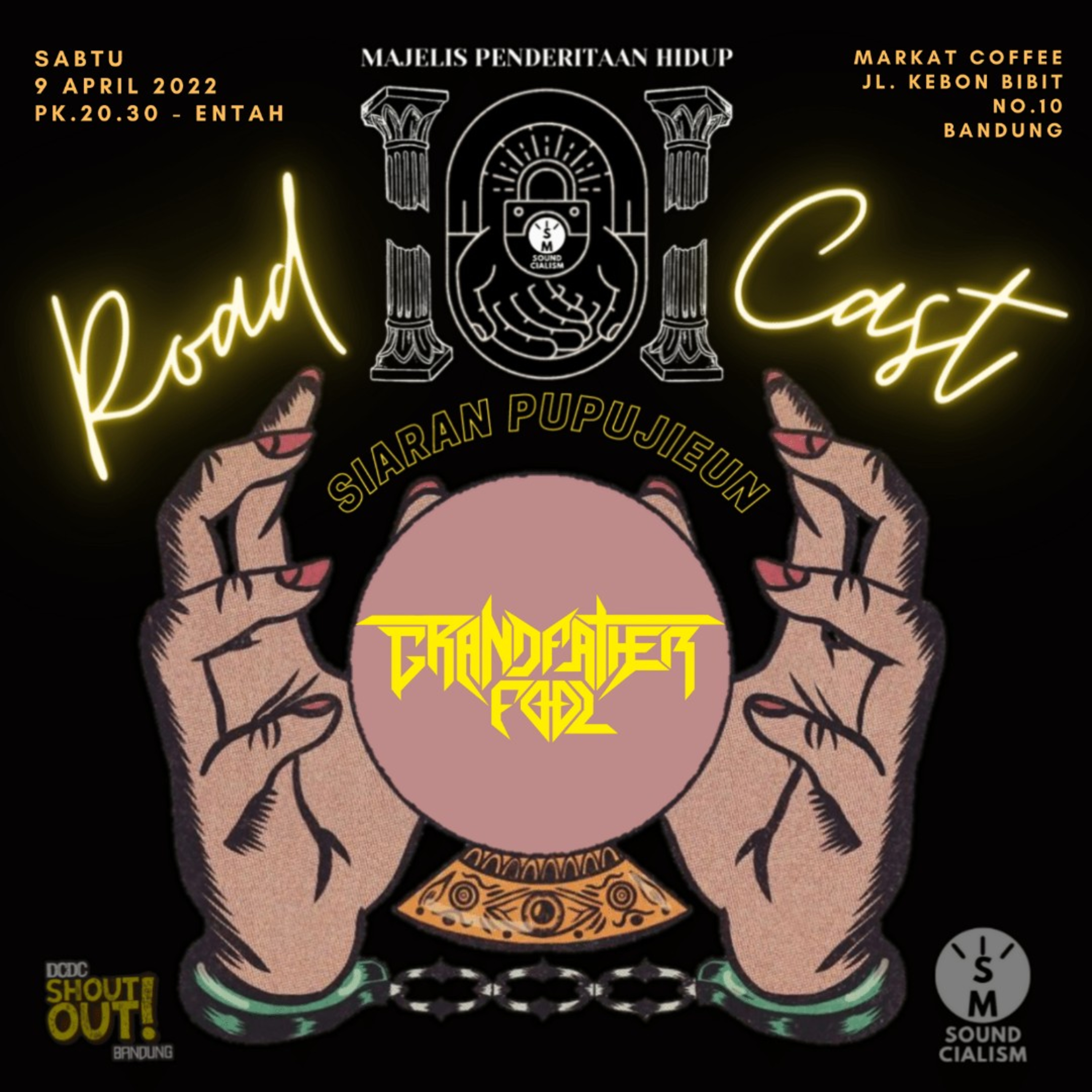 ROADCAST - Grandfather Fool - Live - Bandung, 9 April 2022. cover art