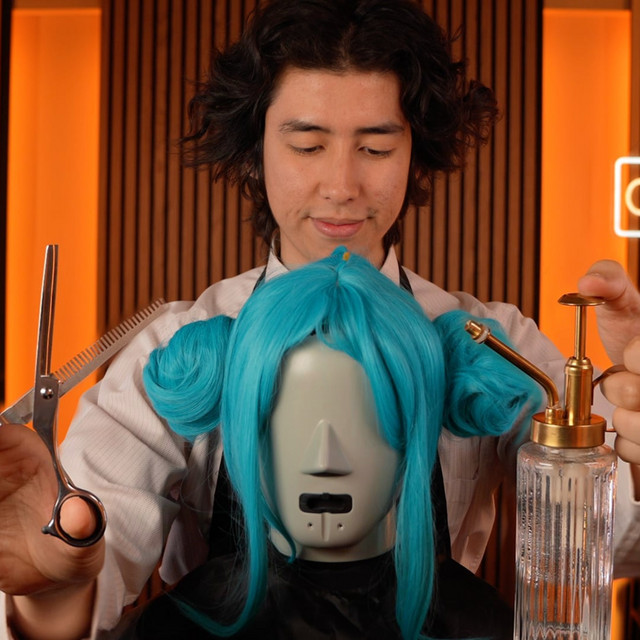ASMR Most Realistic Barbershop Haircut Ever! 💈✂️ cover art