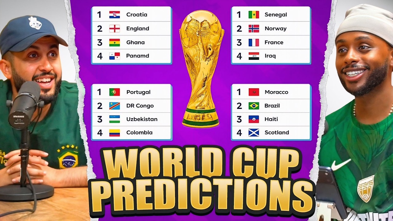 OUR OFFICIAL WORLD CUP 2026 GROUP STAGE PREDICTIONS! cover art