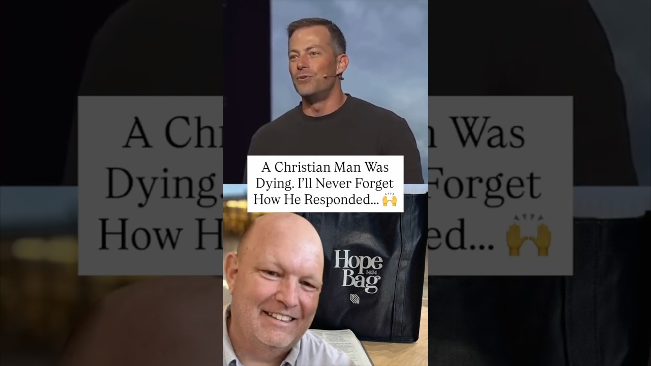 A Christian Man Was Dying. I'll Never Forget How He Responded...