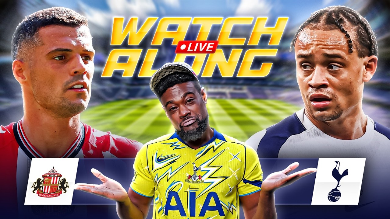 Sunderland vs Tottenham LIVE |PREMIER LEAGUE WATCHALONG with EXPRESSIONS cover art