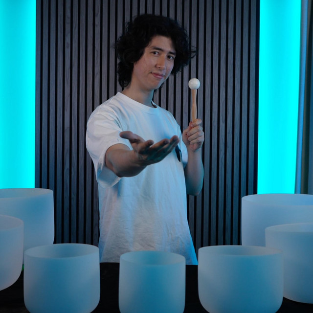ASMR Crystal Singing Bowls for Deep Sleep cover art