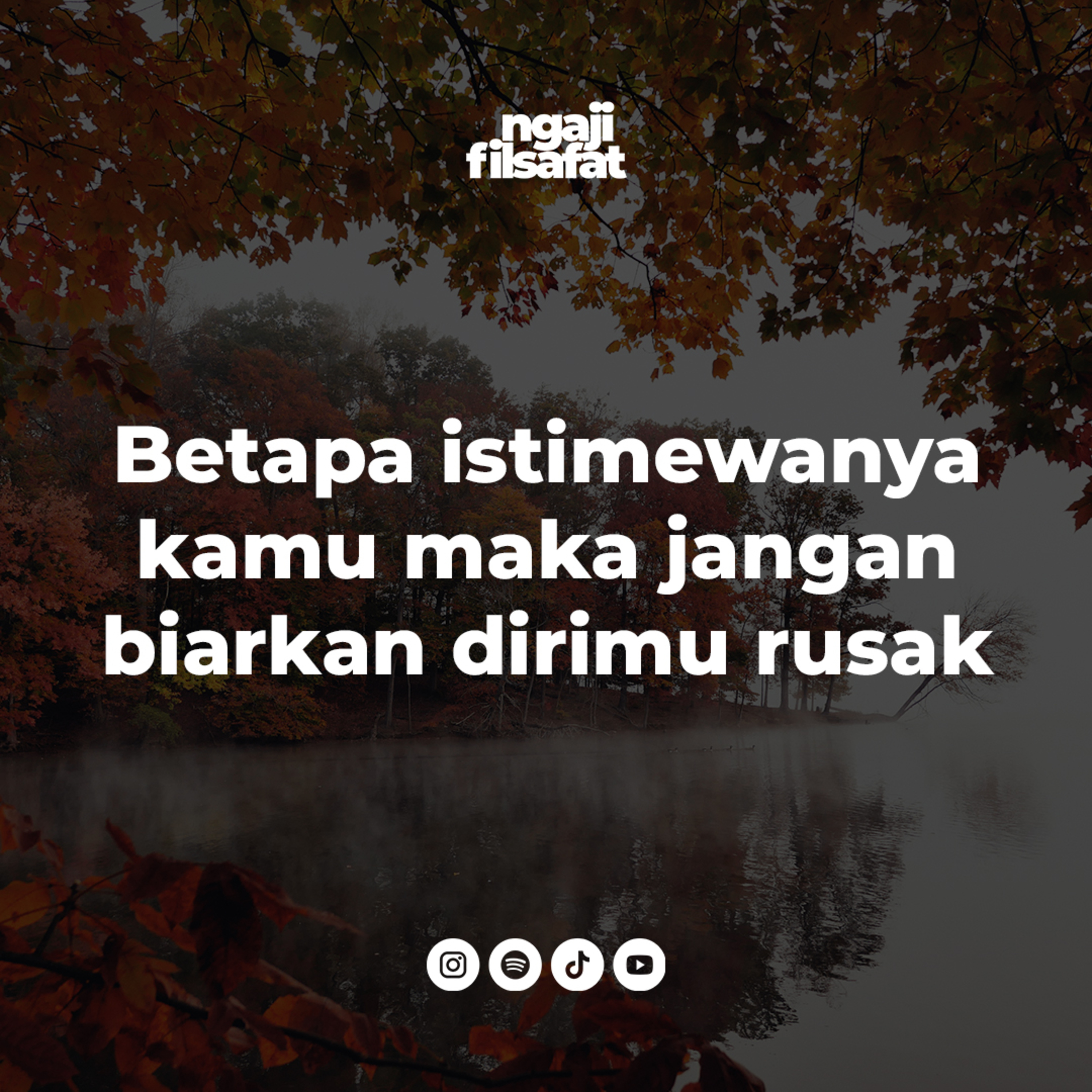 Fahruddin Faiz | Betapa istimewanya kamu maka jangan biarkan dirimu rusak | Ngaji Filsafat cover art