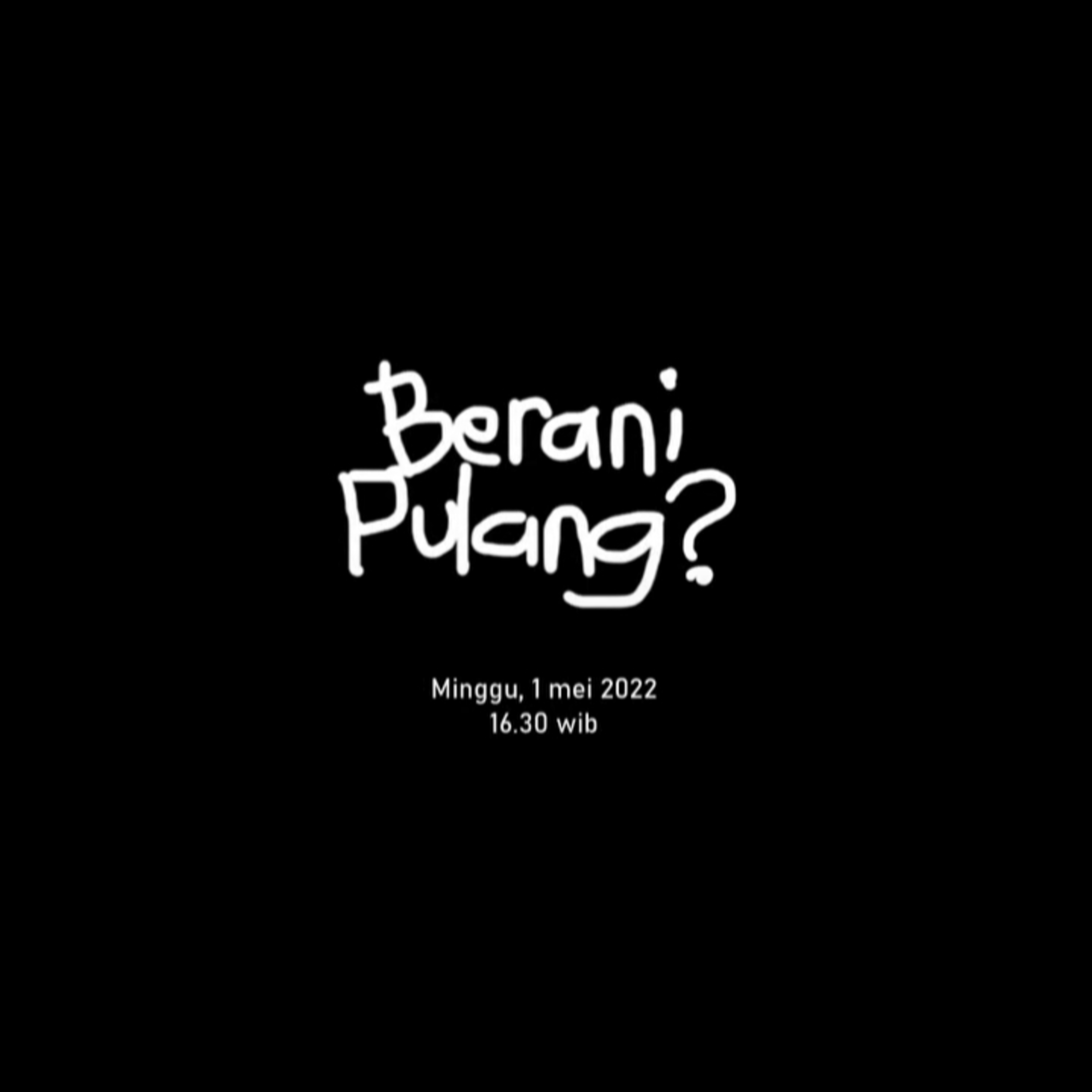 Seruan Konser Berani Pulang - Bob Anwar cover art