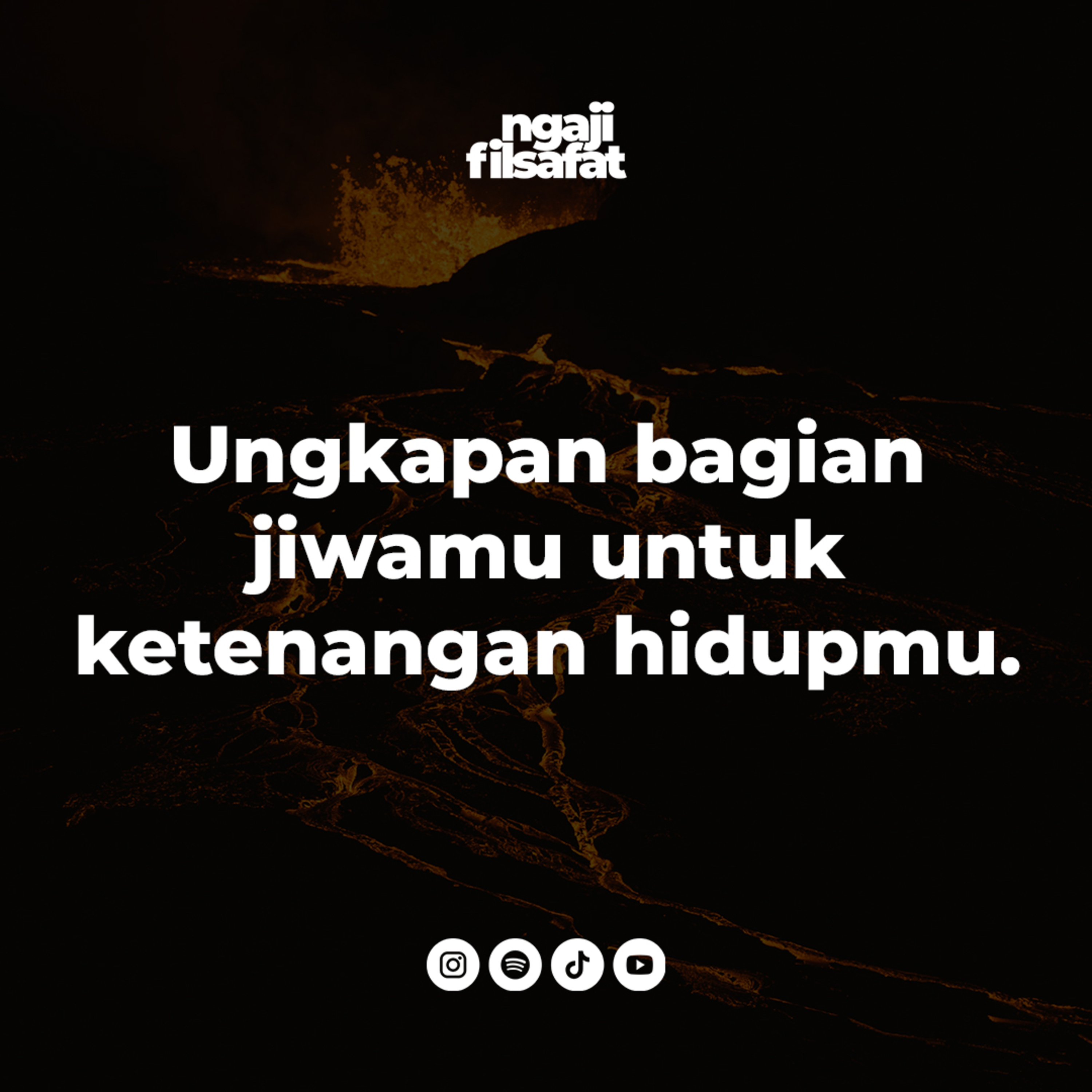 Fahruddin Faiz | Ungkapan bagian jiwamu untuk ketenangan hidupmu | Ngaji Filsafat cover art
