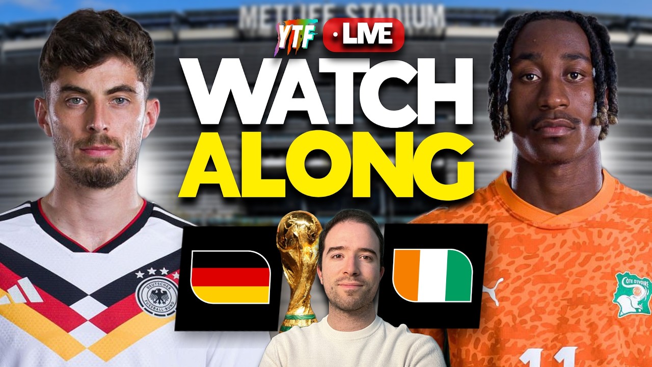GERMANY 2-1 IVORY COAST | WORLD CUP LIVE WATCHALONG