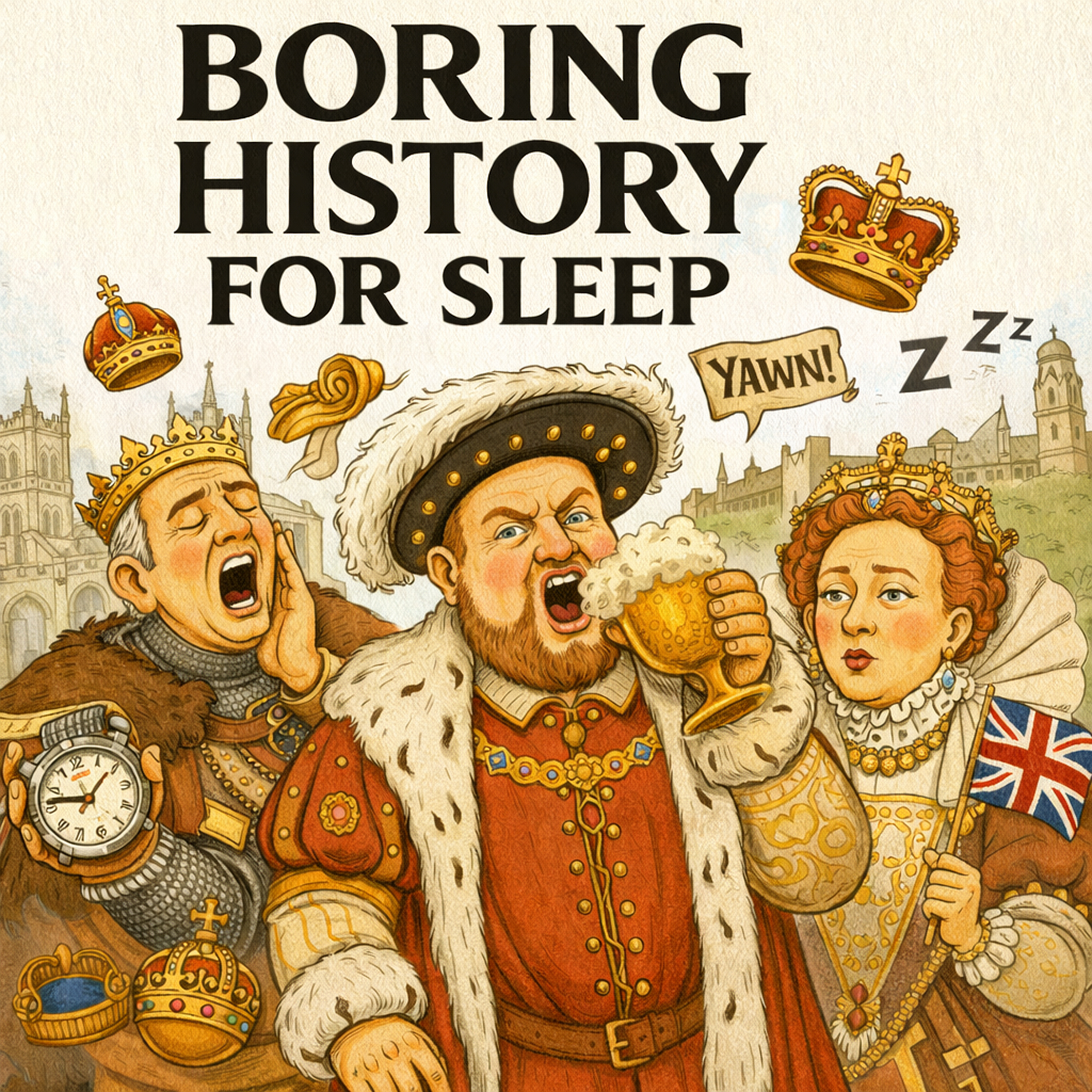 1000 Years of the English Monarchy — Power Across Time 👑 | Boring History for Sleep cover art