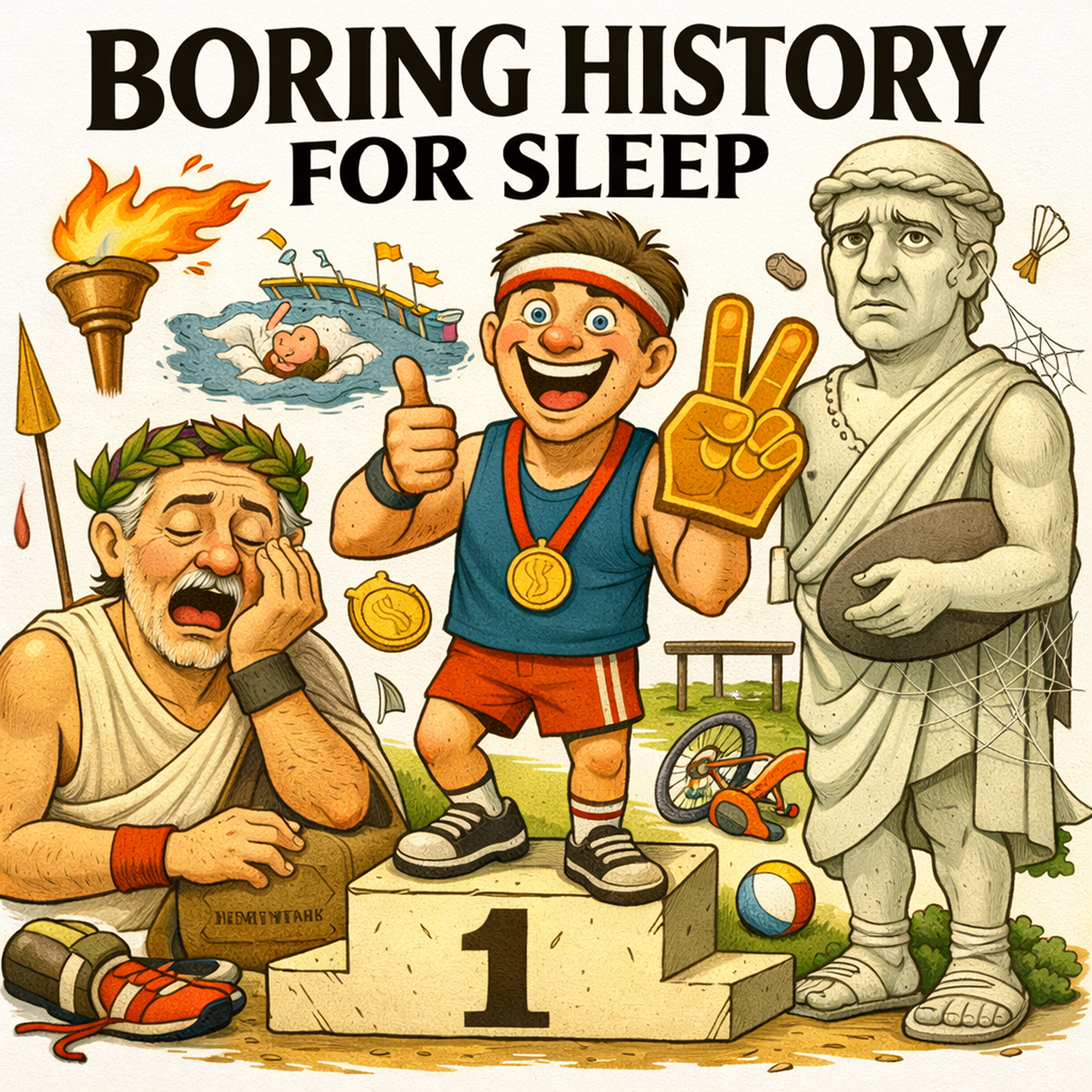 The Sleepy History of the Summer Olympics — From Ancient Games to Global Spectacle 🏅 | Boring History for Sleep cover art