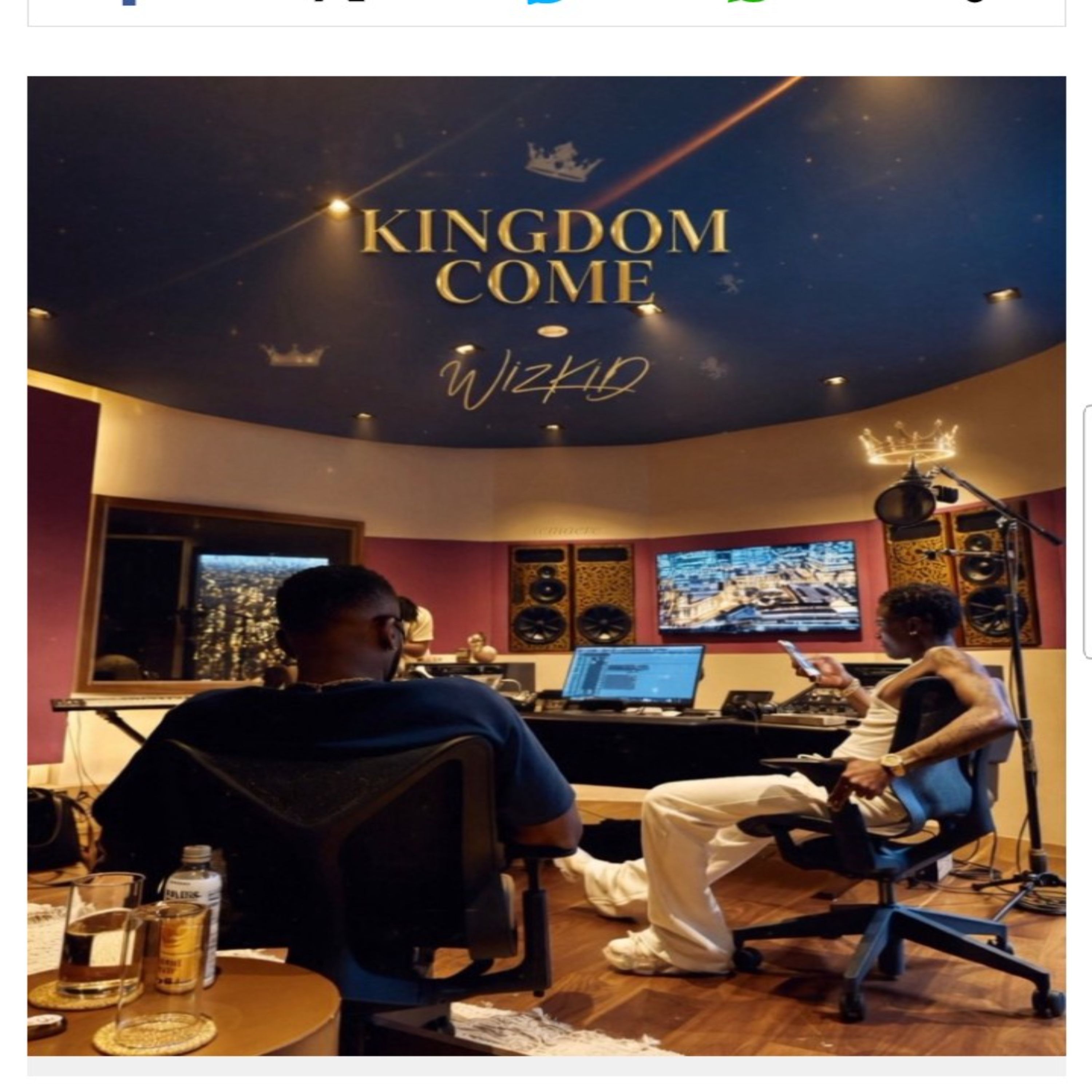 Wizkid – Kingdom Come (New Song) cover art