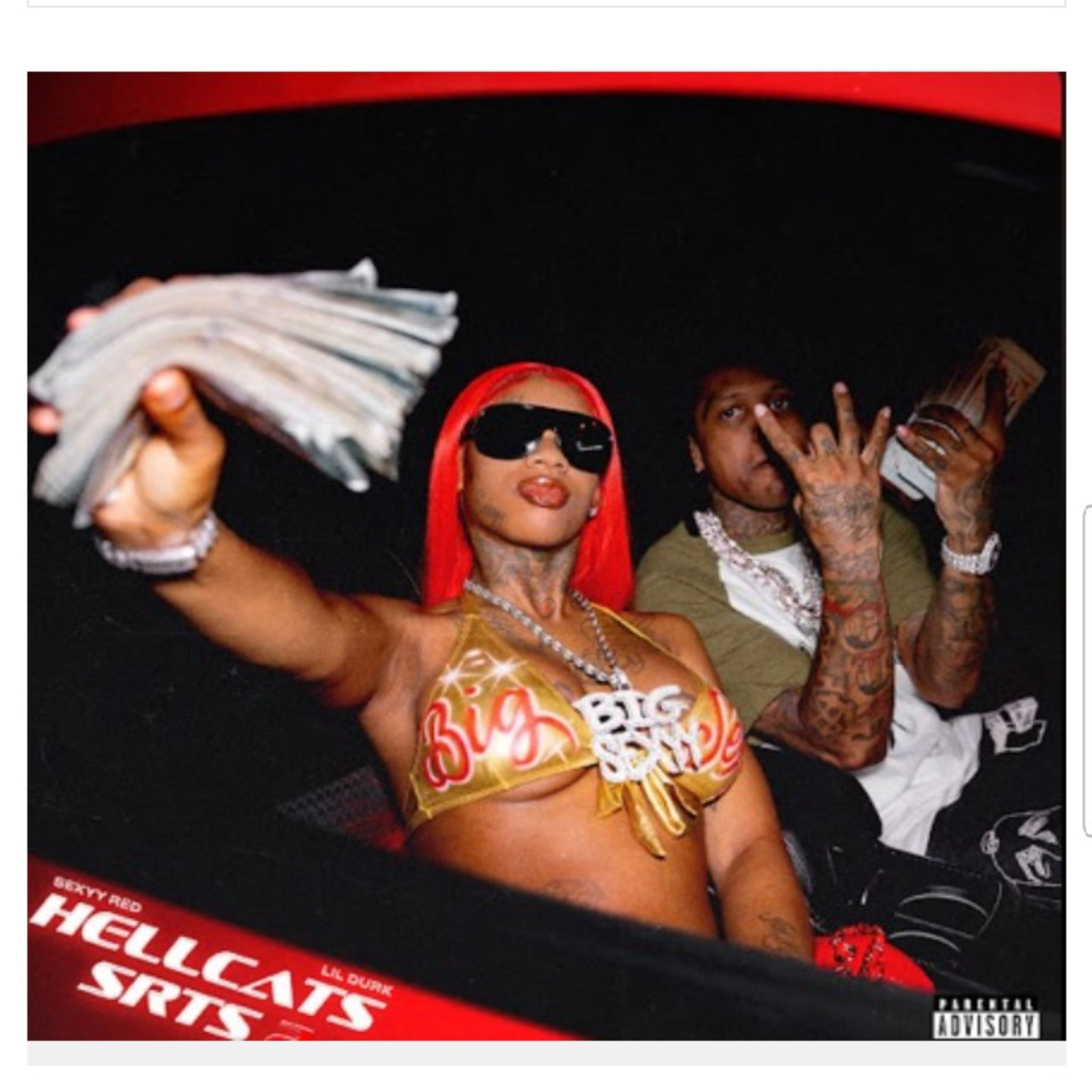 Sexyy Red – Hellcats SRTs 2 ft. Lil Durk cover art