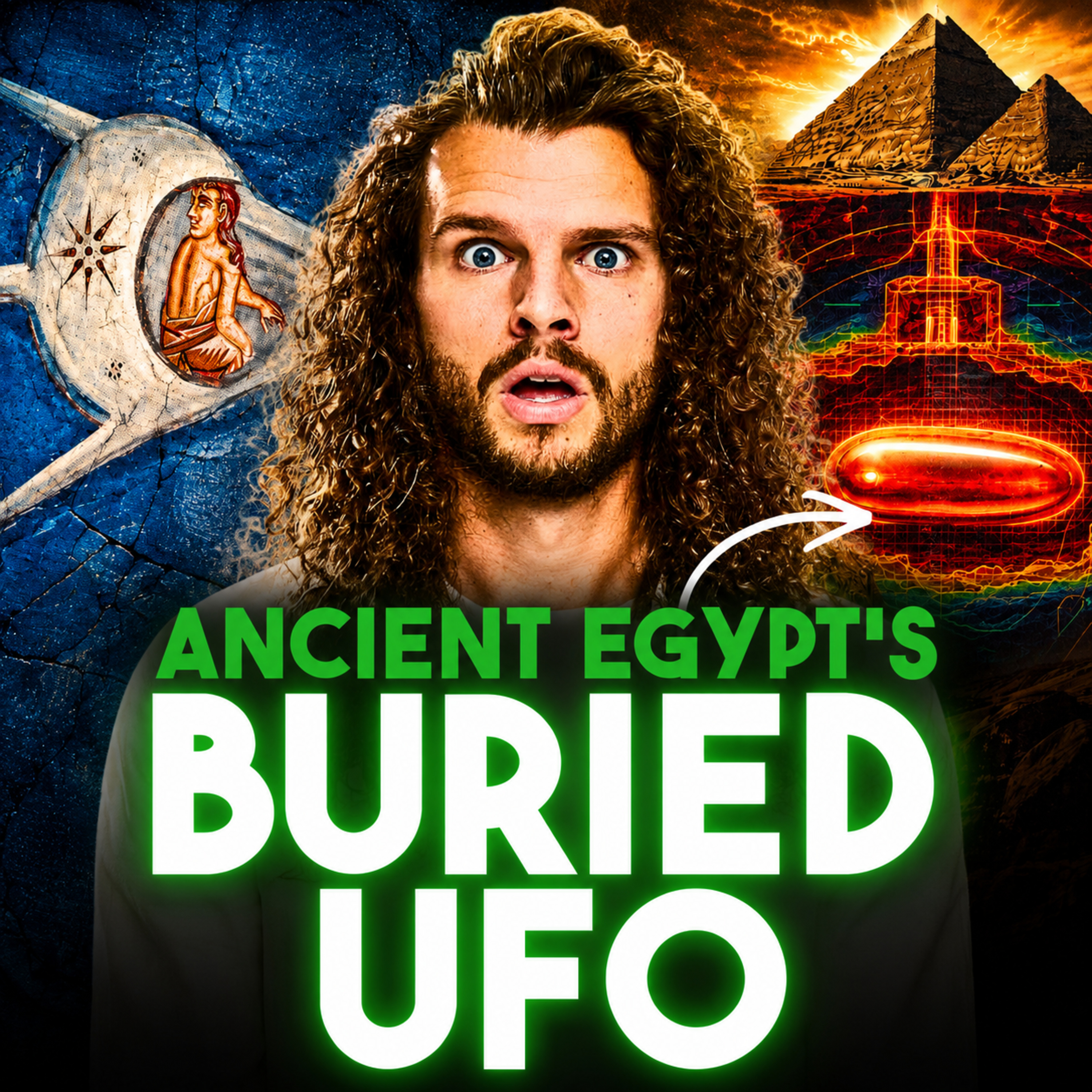 The UFO Hidden Under an Egyptian Pyramid cover art